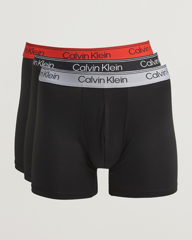Calvin Klein 3-Pack Micro Stretch Boxer Brief Black – Schwarz