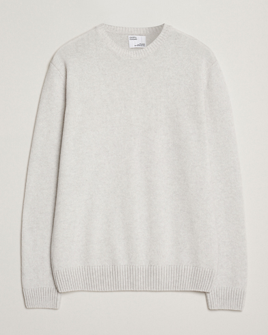Colorful Standard Classic Merino Wool Crew Neck Snow Melange – Grau