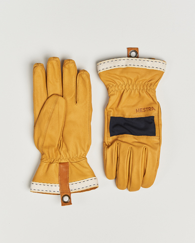 Hestra Njord Lambskin Wool Lined Glove Navy/Natural Brown – Braun