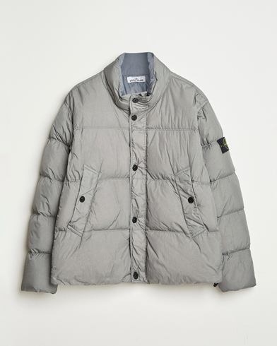 Stone Island Crinkle Reps Down Jacket Cement – Grau