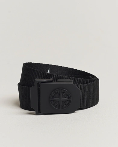 Stone Island Textile Belt Black – Schwarz