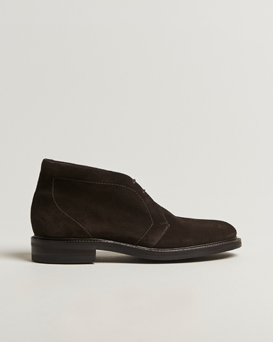 Loake 1880 Berkeley Suede Boot Dark Brown – Braun