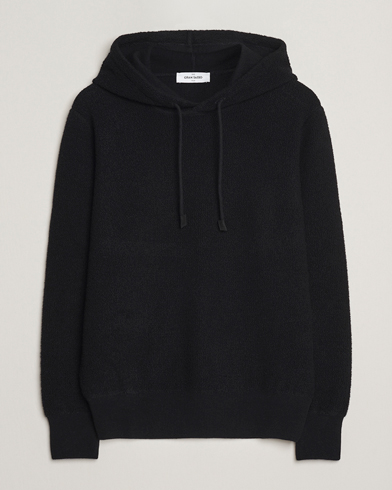 Gran Sasso Boiled Wool Hoodie Black – Schwarz