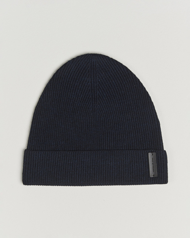 Tiger of Sweden Caldu Wool Beanie Light Ink – Blau
