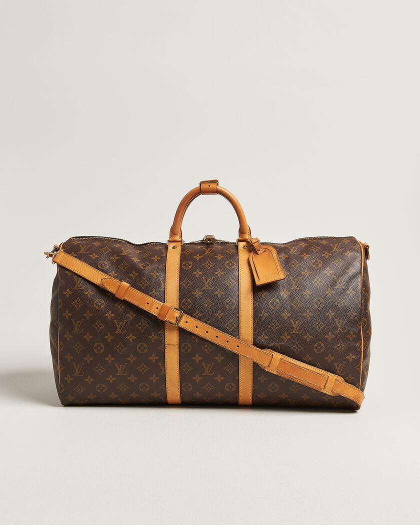 Louis Vuitton Pre-Owned Keepall Bandoulière 55 Monogram – Braun