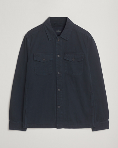 Morris Alain Twill Shirt Jacket Old Blue – Blau