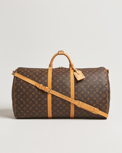 Louis Vuitton Pre-Owned Keepall Bandoulière 60 Monogram – Braun