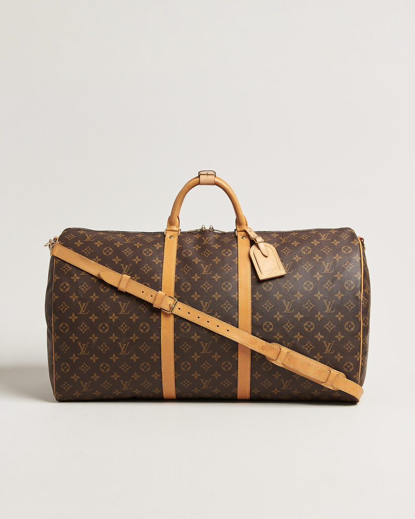 Louis Vuitton Pre-Owned Keepall Bandoulière 60 Monogram – Braun