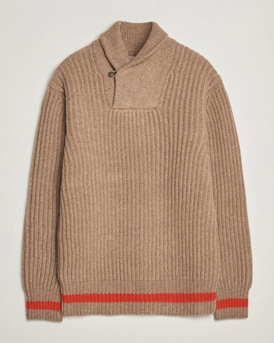 Filson Bristol Shawl Neck Sweater Oatmeal – Beige