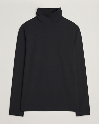 Filippa K Organic Cotton Stretch Turtleneck Black – Schwarz