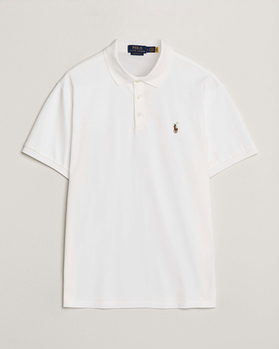 Polo Ralph Lauren Custom Slim Fit Cotton Polo White – Weiß