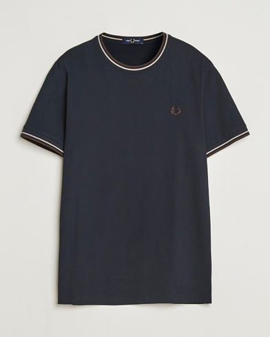 Fred Perry Twin Tipped T-Shirt Navy – Blau