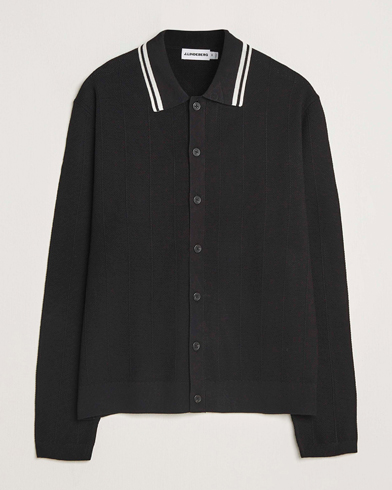 J.Lindeberg Willem Structured Cardigan Black – Schwarz