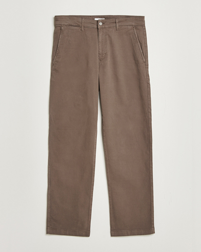NN07 Aden Regular Fit Chinos Mable Husk – Grün