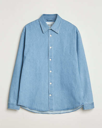 NN07 Casper Denim Overshirt Blue – Blau