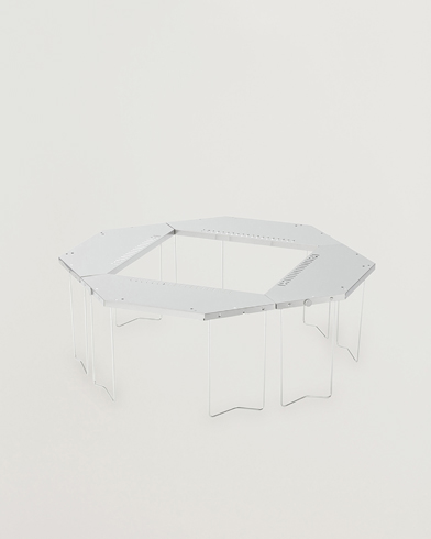 Snow Peak Jikaro Firering Table Stainless Steel – Silber