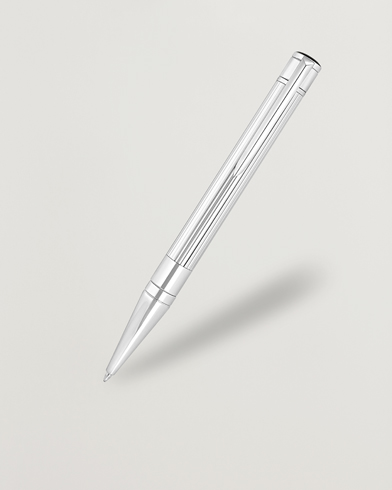 S.T. Dupont D-Initial Ballpoint Pen Chrome – Silber