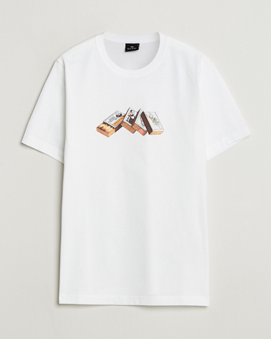 PS Paul Smith Matchboxes Printed T-Shirt White – Weiß