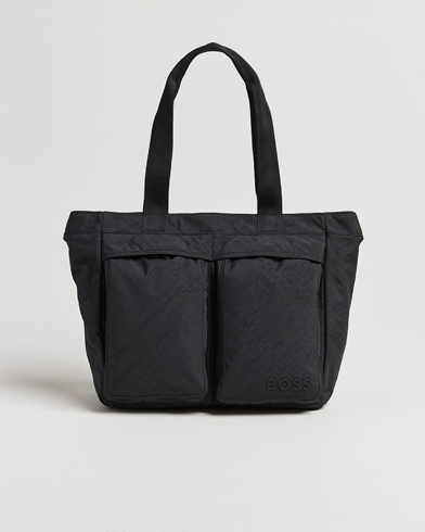 BOSS BLACK Catch Nylon Tote Bag Black – Schwarz