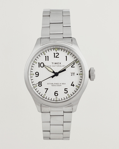 Timex Waterbury Ace 3-Hand 41mm Silver Dial – Silber