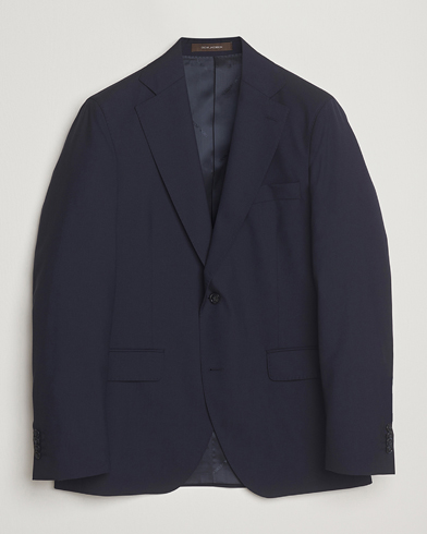 Oscar Jacobson Fogerty Wool Blazer Blue – Blau