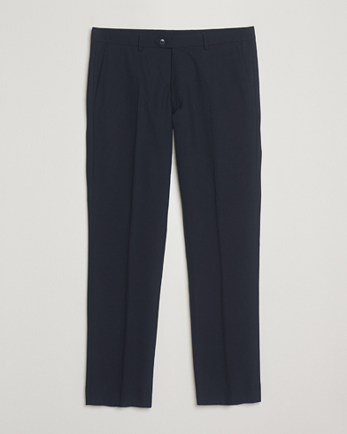 Oscar Jacobson Dandy Wool Trousers Navy – Blau