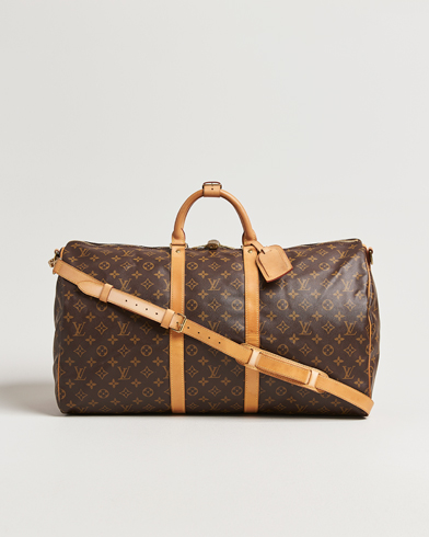 Louis Vuitton Pre-Owned Keepall Bandouliére 55 Monogram – Braun