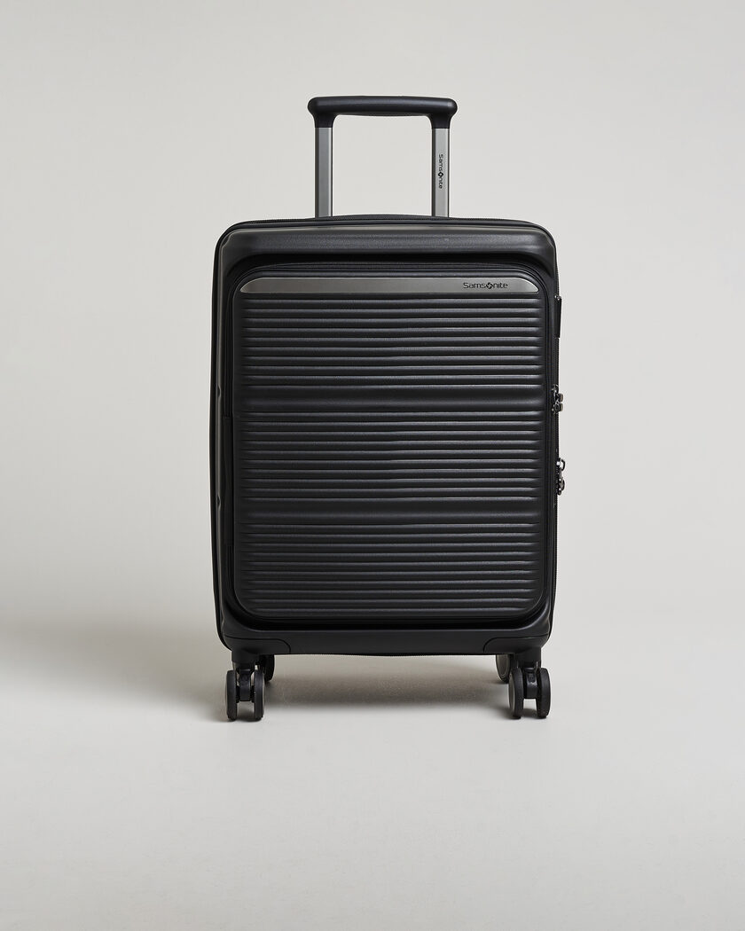 Samsonite Paralux 55cm Front Acess Carry-On Black – Schwarz