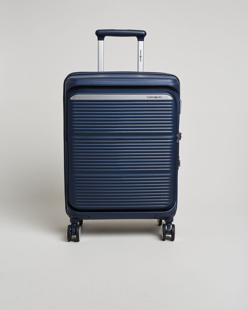Samsonite Paralux 55cm Front Acess Carry-On Midnight – Blau