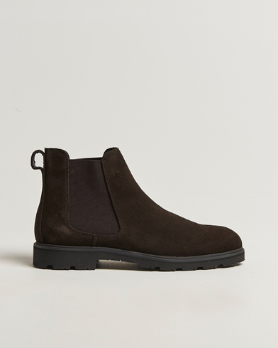 UBR Thunder Chelsea Suede Boot Dark Brown – Braun