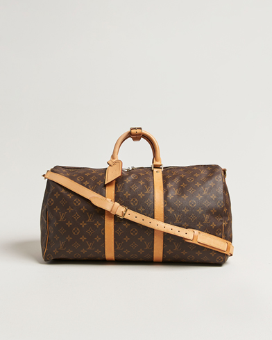 Louis Vuitton Pre-Owned Keepall Bandouliére 50 Monogram – Braun