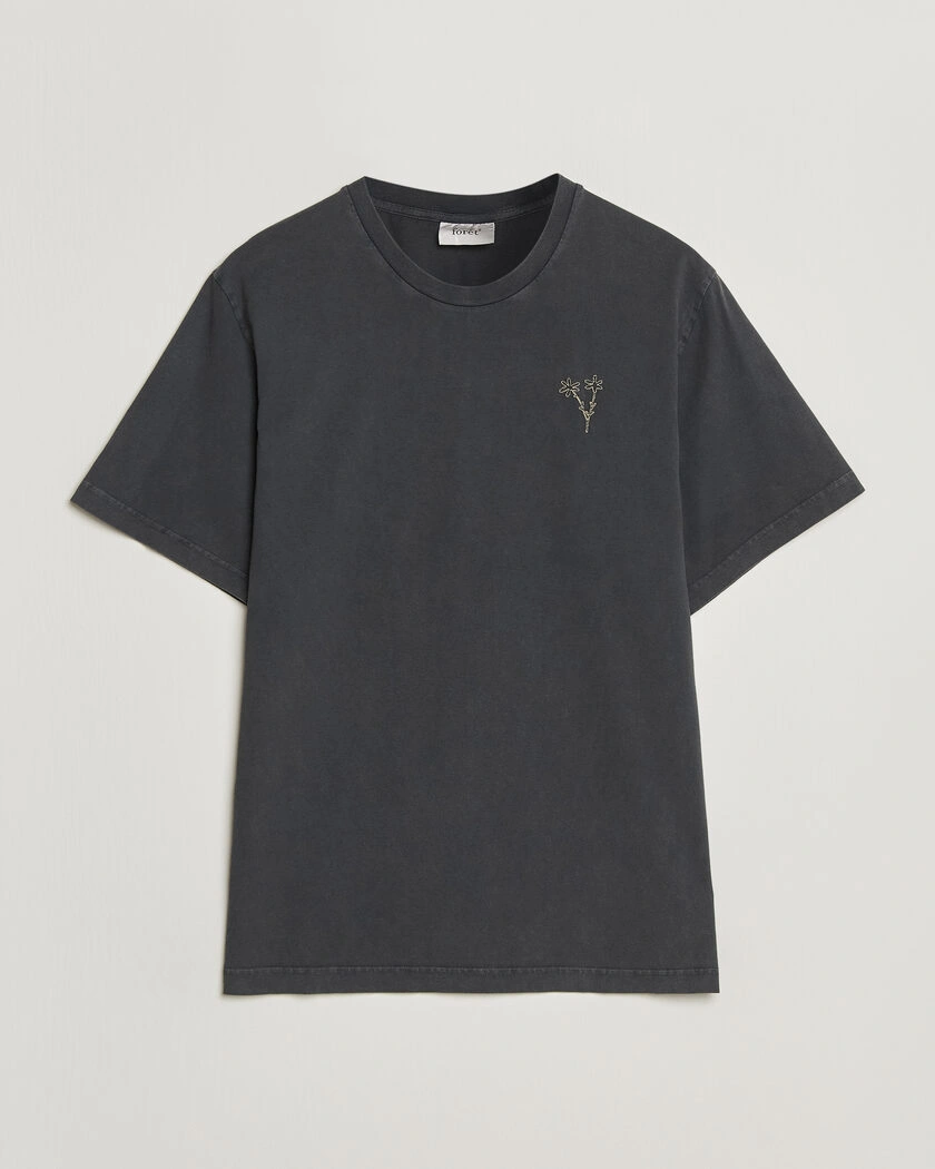 Forét Bouquet T-Shirt Washed Black – Grau