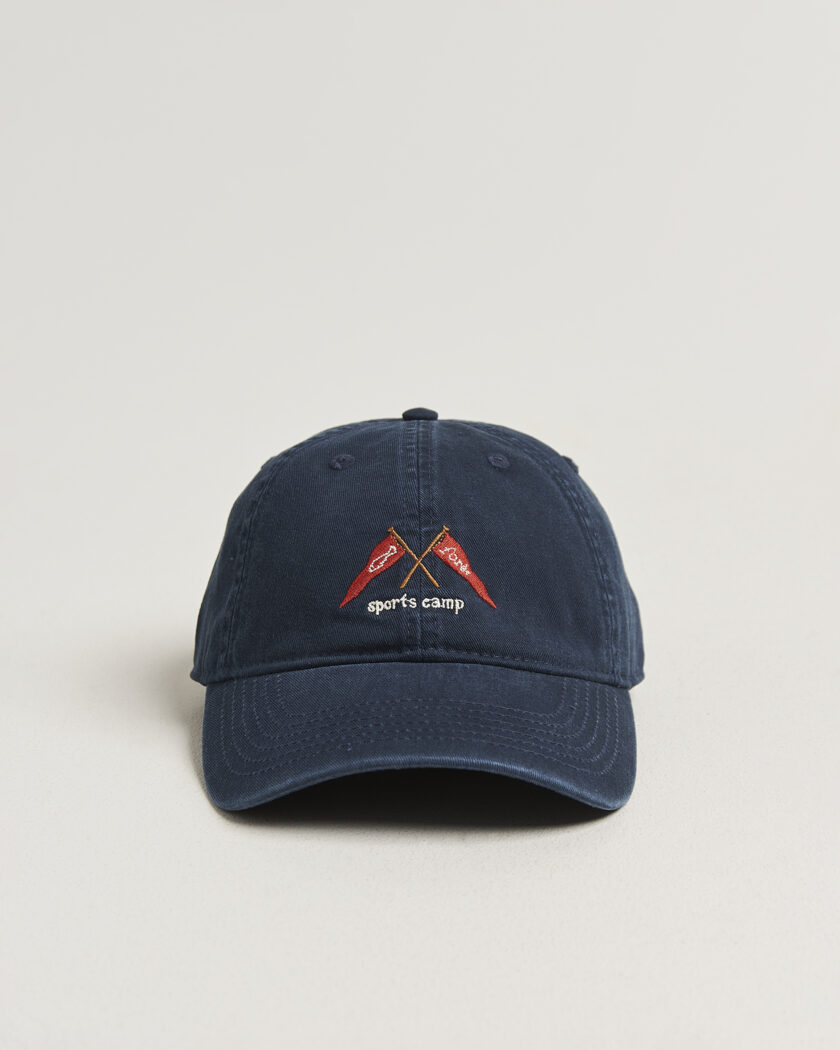 Forét Pennant Washed Cap Navy – Blau
