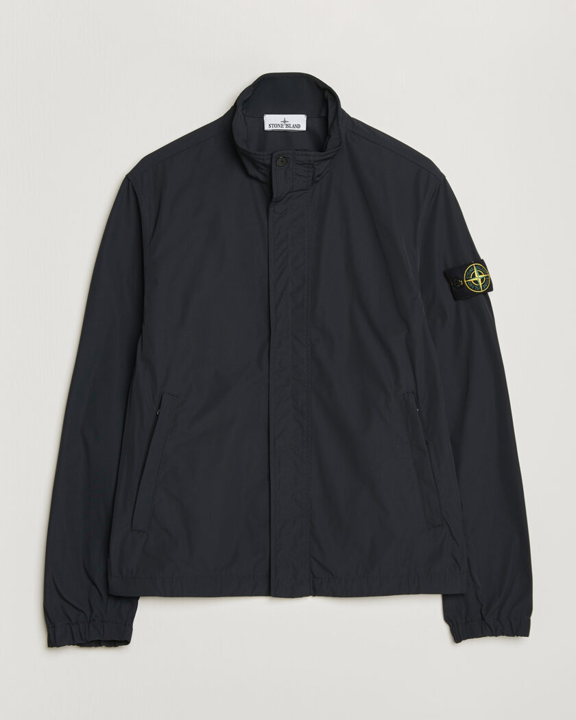 Stone Island Micro Twill Stand Collar Jacket Black – Schwarz