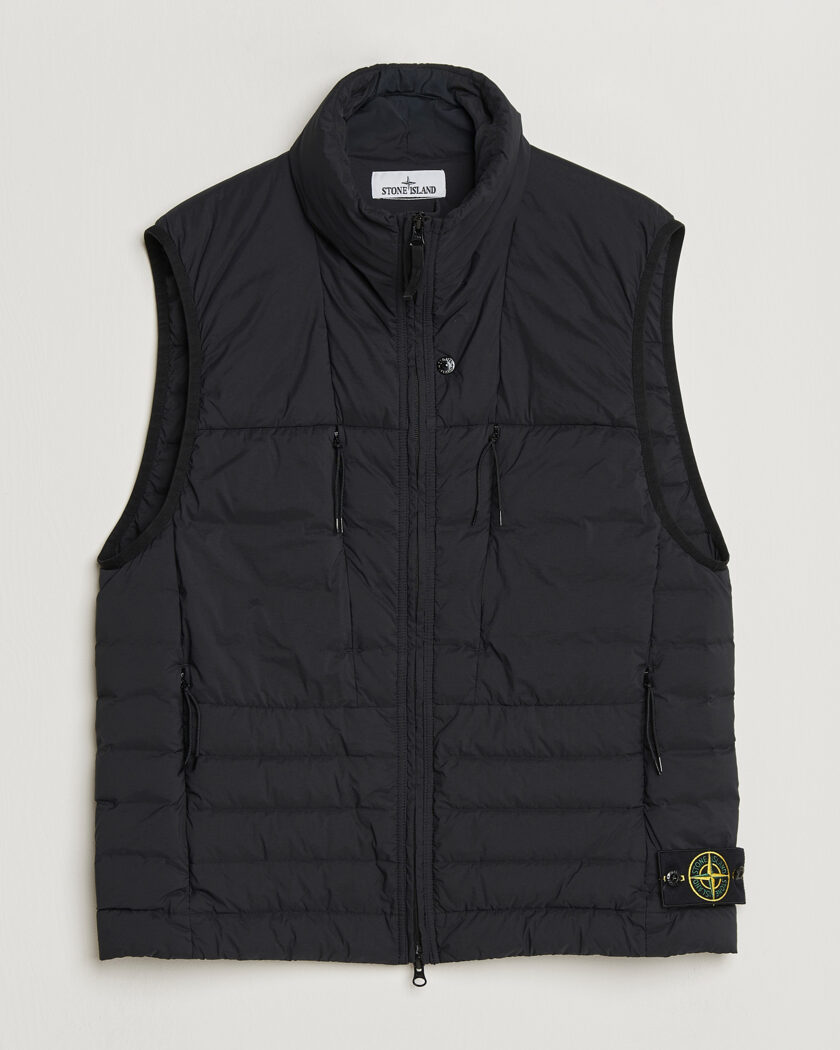 Stone Island Nylon Down Vest Black – Schwarz