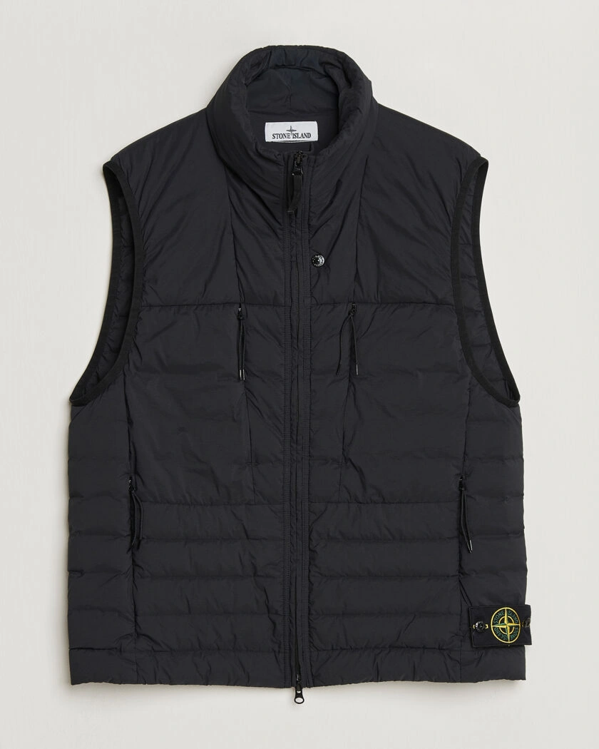 Stone Island Nylon Down Vest Black – Schwarz