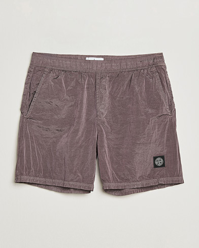Stone Island Nylon Metal Econyl Swimshorts Purple Grey – Grau