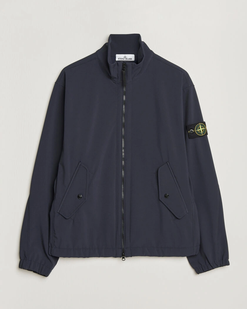 Stone Island Soft Shell Jacket Navy – Blau