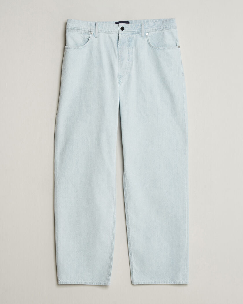 Stone Island Loose Fit Denim Jeans Blue Extra Bleach – Blau