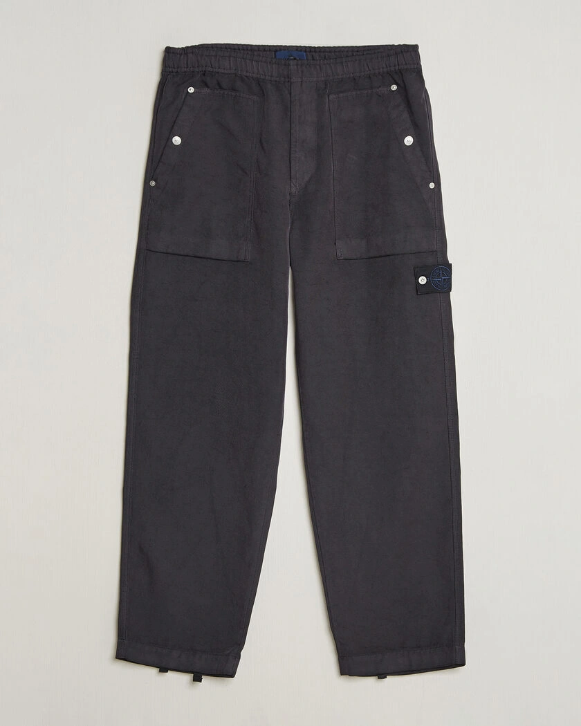 Stone Island Workwear Trousers Navy Blue – Blau
