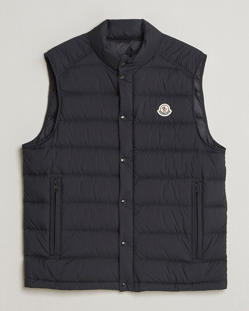 Moncler Barthe Down Vest Black – Schwarz
