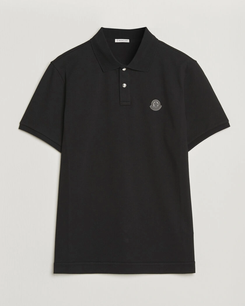 Moncler Luxury Logo Polo Black – Schwarz