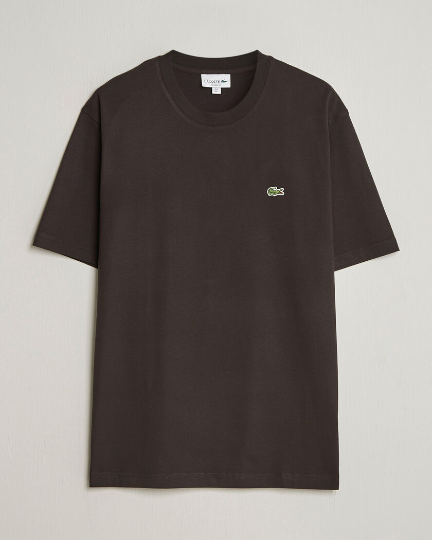 Lacoste Crew Neck T-Shirt Buffle Brown – Braun