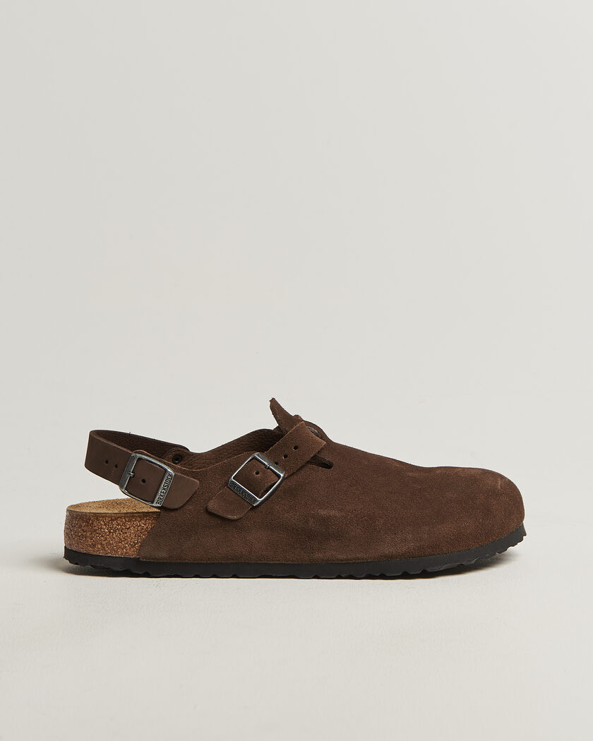 BIRKENSTOCK Tokio Carafe Suede – Braun