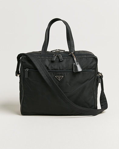Prada Pre-Owned Tessuto Nylon Document Bag Black – Schwarz