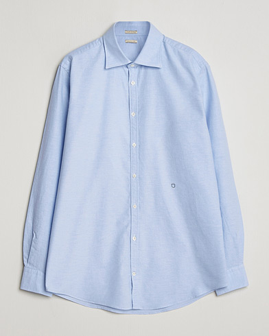 Massimo Alba Genova Oxford Shirt Sky Blue – Blau
