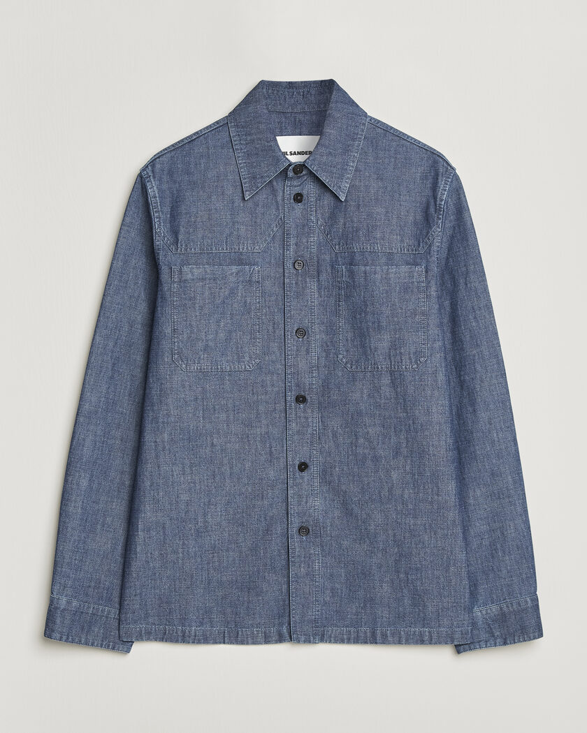 Jil Sander Denim Overshirt Indigo Blue – Blau