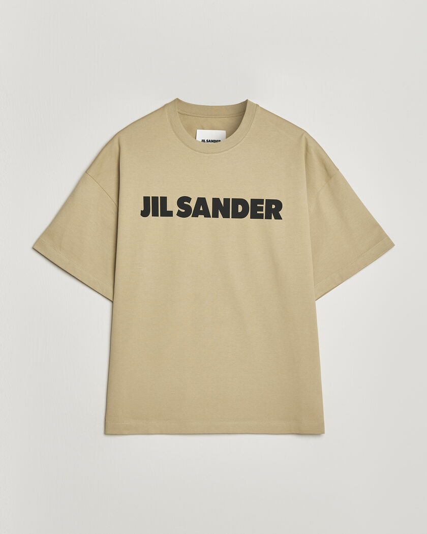 Jil Sander Short Sleeve Logo T-Shirt  Khaki – Beige