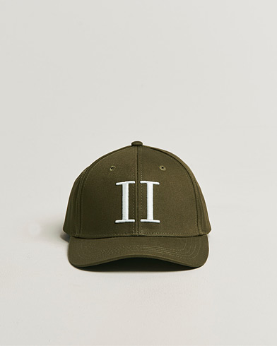 LES DEUX Encore Organic Baseball Cap Olive Night – Grün