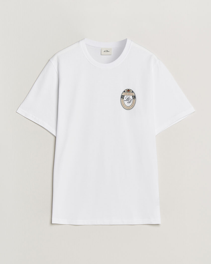 LES DEUX Brday Emblem T-Shirt White – Weiß